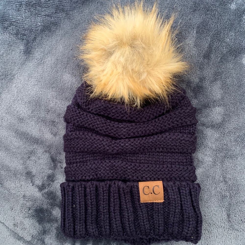 C.C Beanie Navy Blue